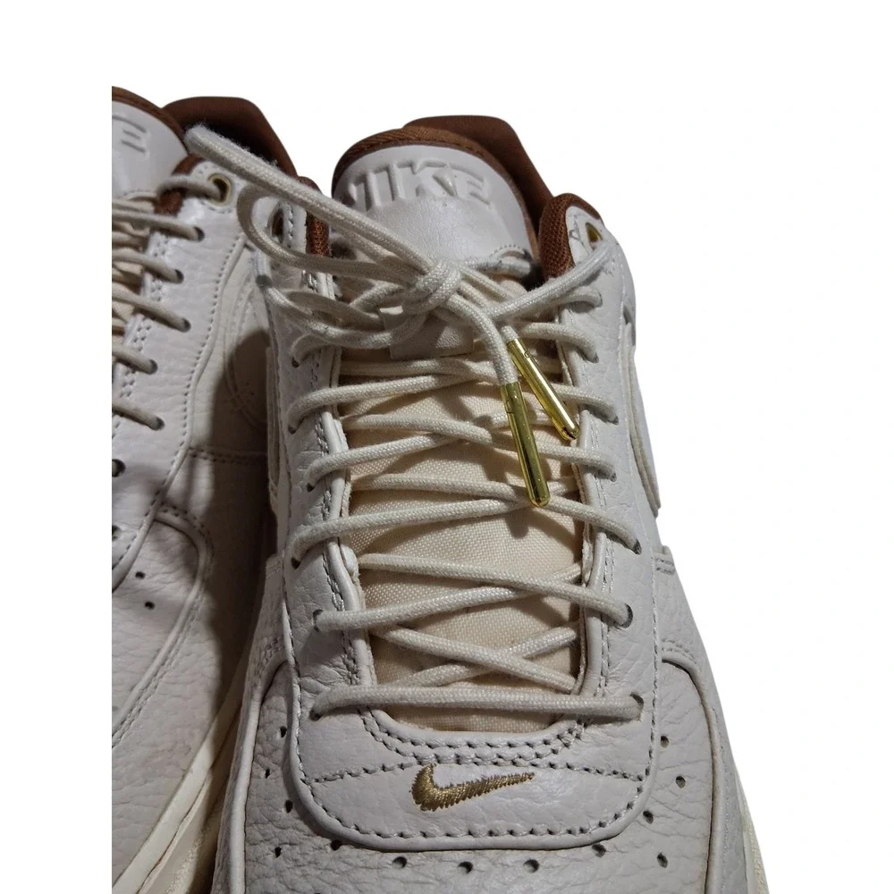 Nike Air Force 1 Low Luxe Pearl Pecan Mens size 10.5 Classic Streetwear Sneakers